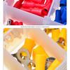 500Pcs/Box European Pre-insulated Copper Crimp Terminals Ring & Spade Wire Connector Kit