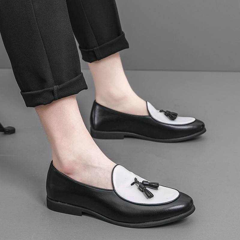 Fashion Mixed Colors Mens Dress Shoes Retro Male Leather Shoes Business Male Baroque Footwear Casual Mens Oxford Footwear