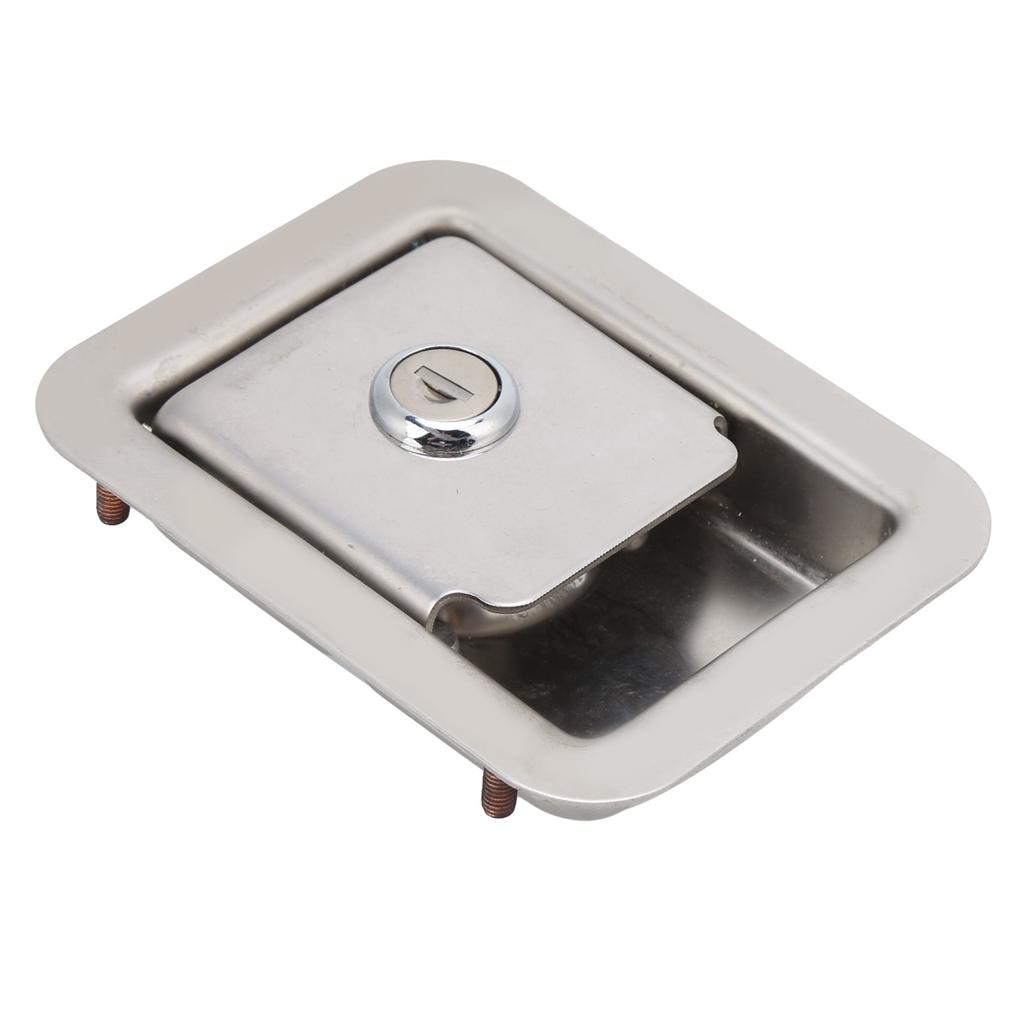 Generator-Set-Panel-Schloss aus Edelstahl mit 2 Schlüsseln, quadratisch, für Werkzeugkasten, Elektroschrank