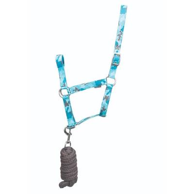 Hy DynaForce Camouflage Horse Headcollar and Leadrope