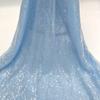 Tessuto di Pizzo Ricamato Full Paillettes Lucide Multicolore Materiale da Cucito Fai da Te per Abito da Sposa Tessuto Decorativo per Abbigliamento