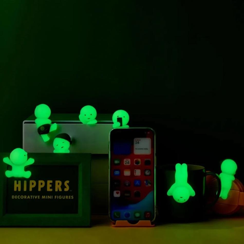 5 styles luminous green dolls mysterious box figures phone accessory doll collection birthday christma gift Bedroom decoration