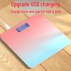 USB Oplaadbare Hoge Precisie Lichaamsschaal - Schattig, Elektronisch, Afvalschaal, Perfect Cadeau (Een stuk)