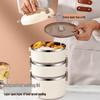 RuHan 304 Stainless Steel 4-Layer Insulated Lunch Box with Bag