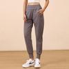 Women's High-Waisted Quick-Dry Pants: Versatile for Running, Fitness, Yoga, and Sports with a Cool Feel and Cuffed Design for Spring/Summer.
