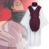 Game Jujutsu JJK Manga Anime Choso Cosplay Costume Purple Vest Neck Gaiter Belt White Elastic Pants Top Sets