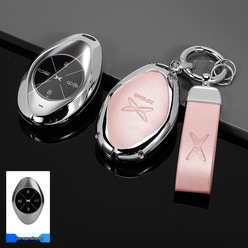 Xpeng Car Key Case for Models G3i, P7i, P5, G9, G3i, G6 - Protective Shell & Buckle