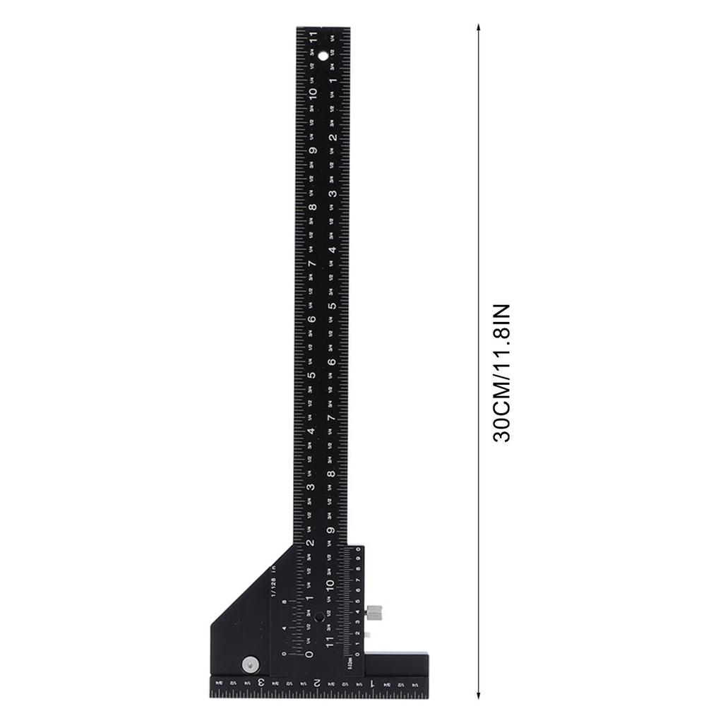 Aluminum Alloy T Ruler Woodworking T Ruler Woodworking Aluminum Alloy Wood Scriber Measure Scribing Ruler Measure Scribing Ruler