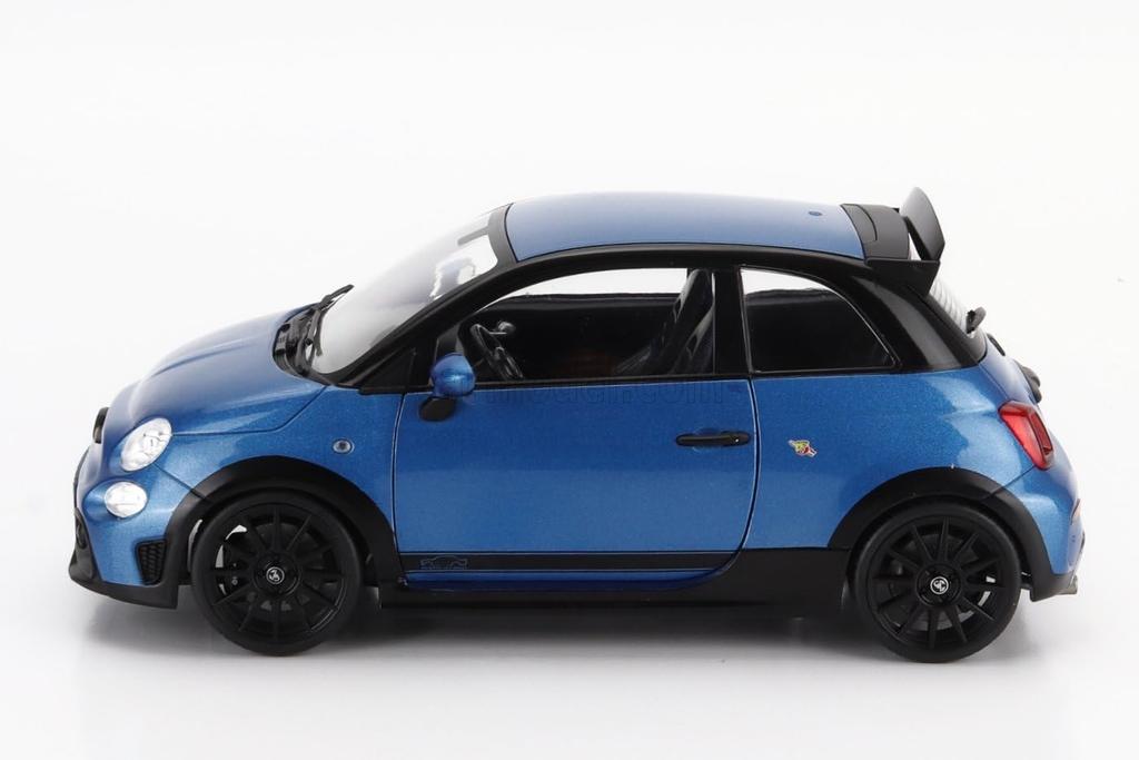 Mini Car FIAT 500 ABARTH SOLIDO FIAT NUOVA 500 ABARTH 695 FIAT 2022 BLUE BLACK 1811303 1/18 1/18 (TRIBUTE 131) [Item]