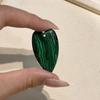 1Pc Natural Stone Elongated Heart Pendant 24×40mm Single Hole Gemstone Charm For DIY Necklace Jewelry Making