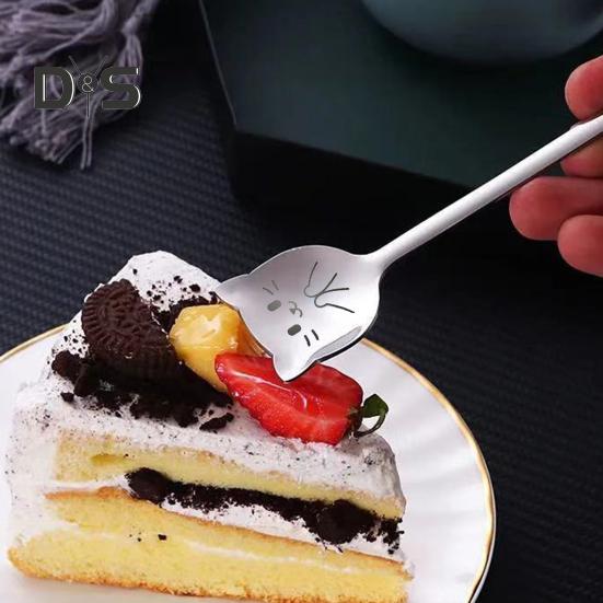 Rustfritt stål Matkvalitet Rustfast Non-stick Dessertskje Speil Overflate Glatt røreskje Kjøkkenutstyr