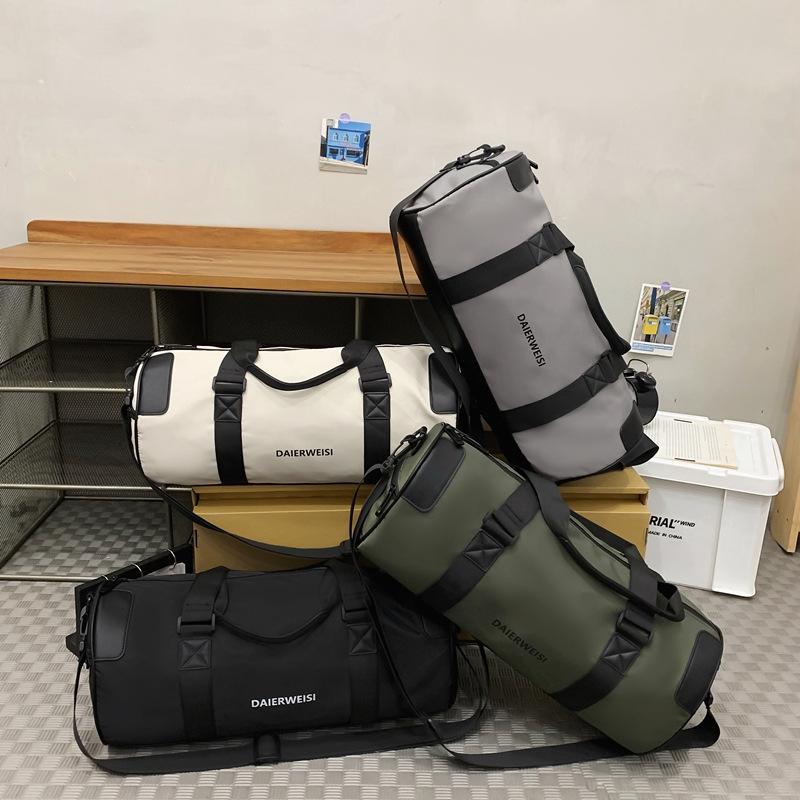 Couple Dry and Wet Separation Sports Contrast Fitness Bag Household Goods Storage Luggage Bag