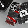 E-E30 Car Phone Case For iPhone 17,16,15,14,13,12,11 Plus,Pro Max,XS,Colored Silver Phone Case