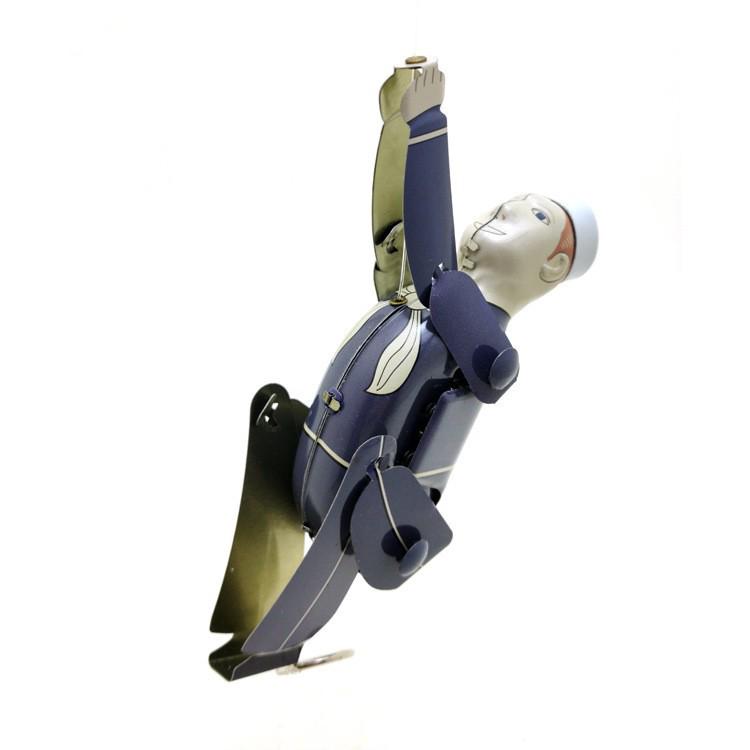 MS654 Nostalgic Retro Sailor Paratrooper Tinplate Collectible Toy MS654