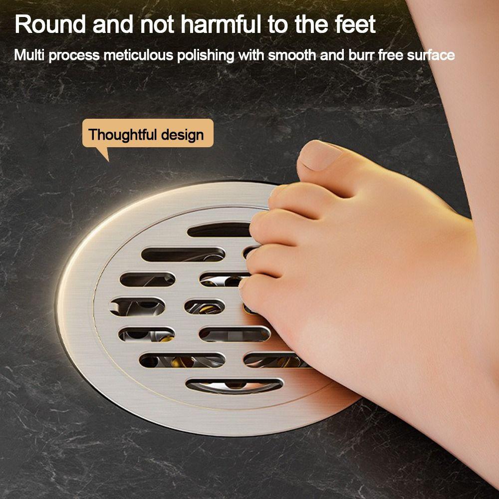 With Grid Grate Cover Sink Strainer Sewer Drain Filter  Bathroom Washing Machine Accessories