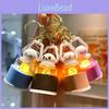 Charming Light Up Panda Keychain Silicone Cartoon Toy Perfect For Festive Celebrations