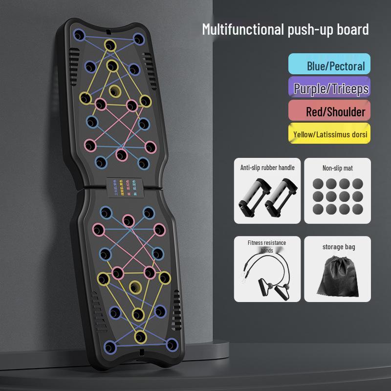 Multifunctional Push-Up and Plank Training Board for Home Fitness