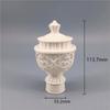 4Pcs/set Fashionable Roman Pole Sealing Plug Curtain End Cap Cover  Drape Rod Accessory