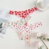 FINETOO SeamlessThongs für Damen, bequeme Dessous, T-Rücken, bedruckte Unterwäsche, sexy G-String, sexy Höschen