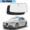 For Alfa Romeo Giulia 2016- 2024 Car Windshield Sunshade Cover Front Window Sun Shade Visor Car Interior UV Protection