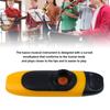 Atyhao Kazoo Musical Instrument, Kazoo, Playing Instrument, Mouthpiece with Curved Design, Adjustable Tone, with String, Yellow, ABS Material