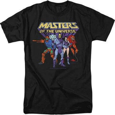 Masters Of The Universe Męska Koszulka Drużyna złoczyńców Czarna