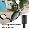 Motorcycle Mirror Screw, Motorcycle Mirror Mount Adapter - 1PC Electric Car Rearview Mirror and