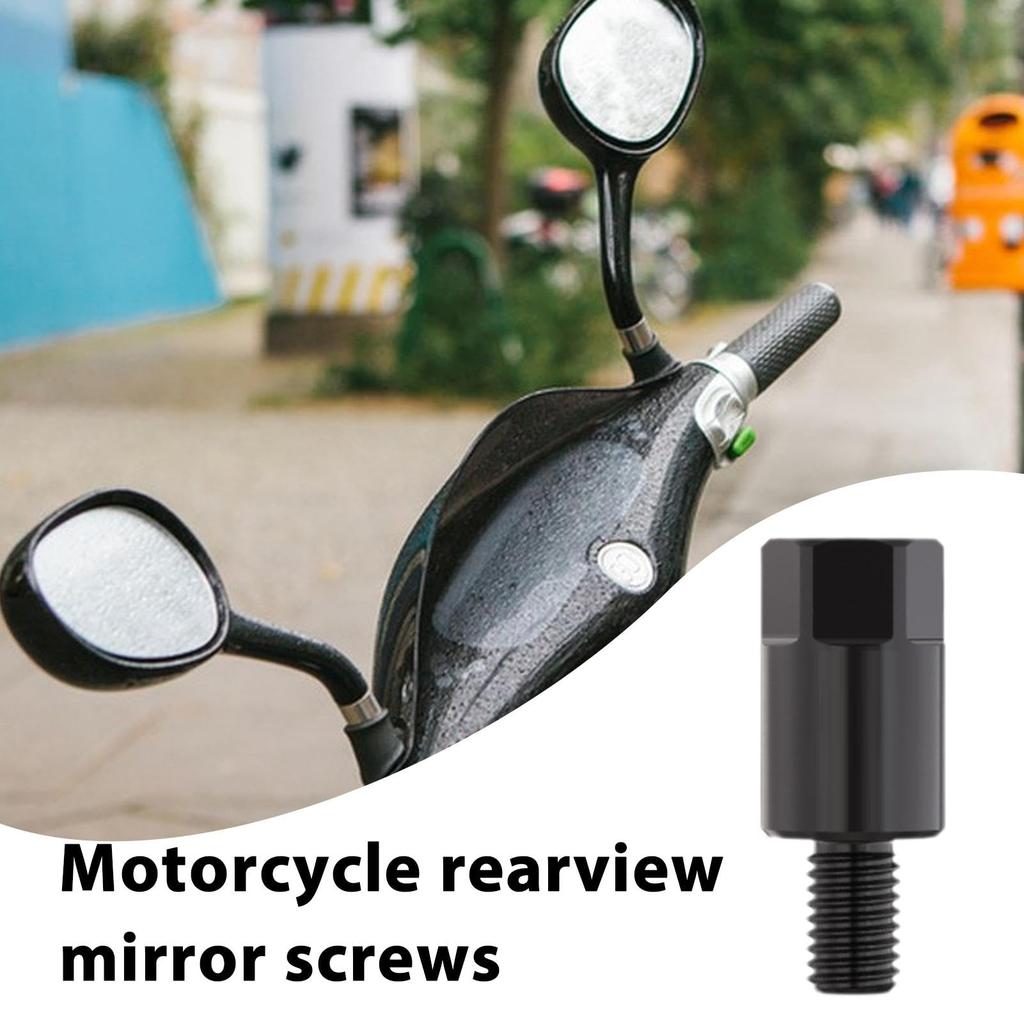 Motorcycle Mirror Screw, Motorcycle Mirror Mount Adapter - 1PC Electric Car Rearview Mirror and