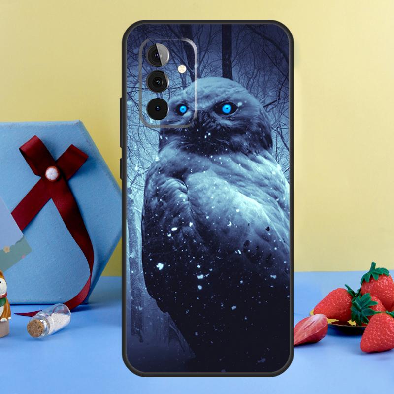 Animal Owl Case For Samsung Galaxy A26 A16 A36 A56 A15 A35 A55 A14 A34 A54 A12 A32 A52 A13 A33 A53 A17