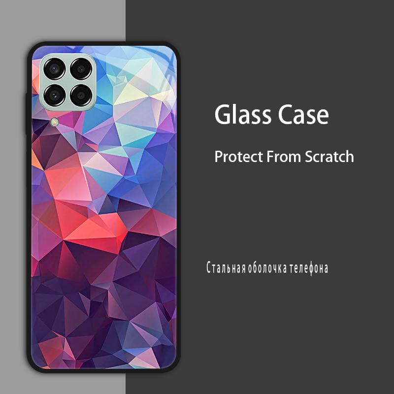 M53 5G Case For Samsung Galaxy M53 Case for Samsung M33 Tmepered Glass Case Fundas For Galaxy M23 A12 M12 A22 5G F23 Phone Cases
