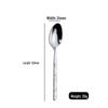 High-End 5-Piece Stainless Steel Western Cutlery Set: Knife, Fork, Dessert Spoon