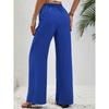 Women's Casual French Comfortable Straight Leg Wide Leg Pants with Pockets for Women