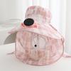 USB Charging Solar Fan Cap Anti-UV Cooling Fan Hat Women Sun Hat Fisherman Hat  Summer Season