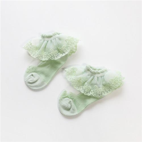 Beautiful Baby Girls Socks Summer Style Newborn Baby Socks for Girls Lace Flower Baby Girls Clothes Accessories Age for 0-5T
