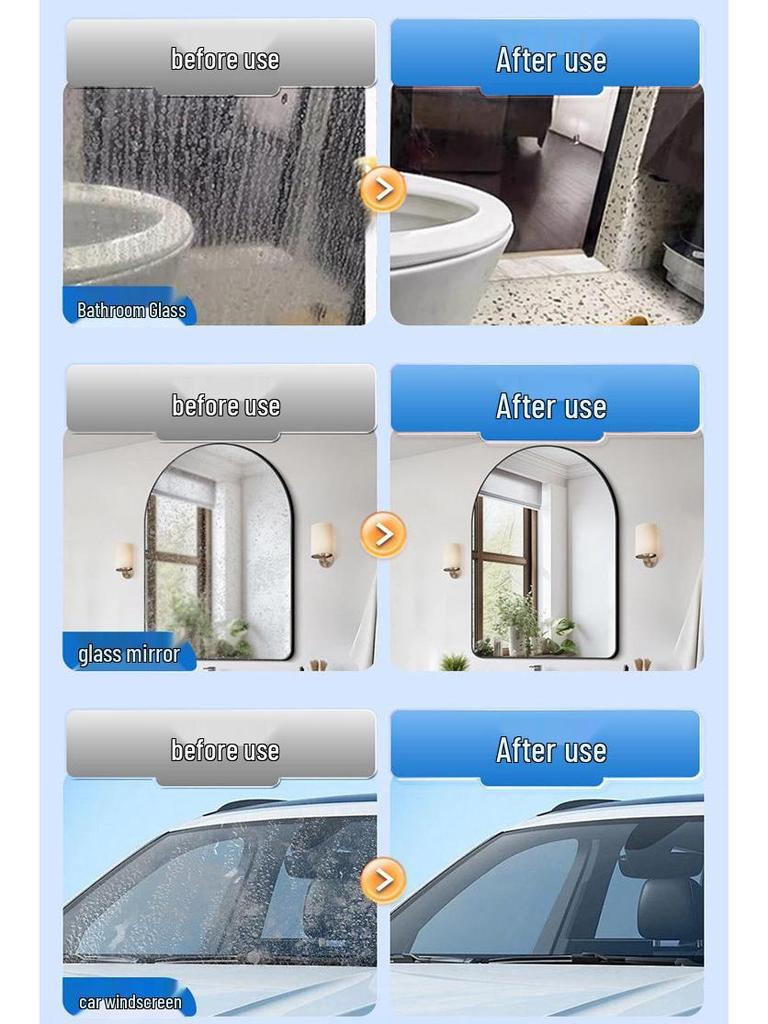 Bathroom Stain Remover: Powerful, Fast-Acting, No-Residue Glass & Mirror Cleaner