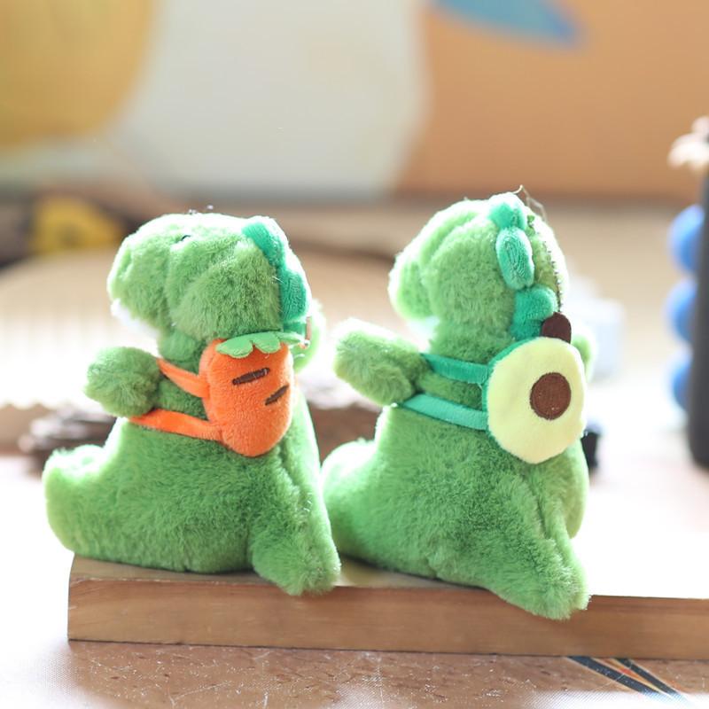 Adorable Plush Dinosaur Keychain Cute Soft Toy Backpack Accessory And Charm
