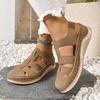 Hollow Out Platform Sandals for Women Summer 2025 Comfort Non Slip Beach Shoes Woman Lightweight Walking Roman Sandalias Mujer