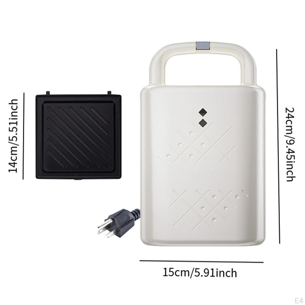 Electric Waffle Maker Cheese with Single Plate Easy To Clean Large Handle Design Small Press