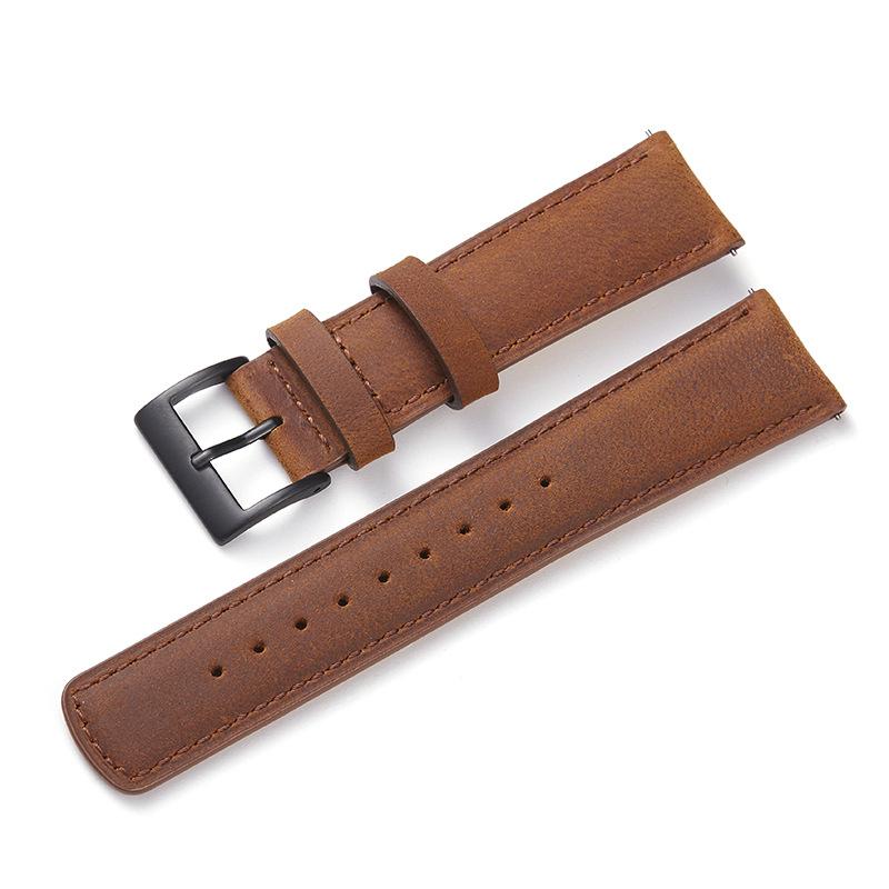 

Ретро Ремешок Универсальный 20мм 22мм Квадратный Хвост Быстросъемный Матовый Винтажный Браслет из Коровьей Кожи Аксессуар Ремешок для Часов UTHAI P58 22mm