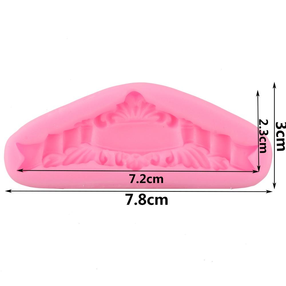 Moule en silicone en relief de fleurs pour décoration de gâteaux, bordures de gâteaux, moules à fondant, outils de décoration de gâteaux, moules à pâte à modeler au chocolat et à la pâte polymère