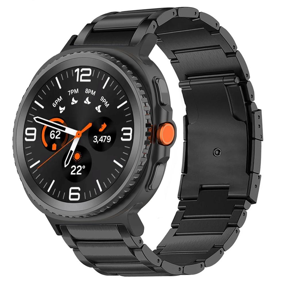 No Gaps Strap for Samsung Galaxy Watch Ultra2 Titanium Band Men Luxury Business Bracelet for Samsung Galaxy Ultra 47mm Wristband