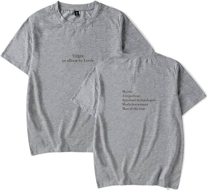 Lorde TShirt for WomenUnisex Unisex Summer Short Sleeve Tshirt Tee Fashion Streetwear