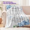 Gift To Abuelita Abuelo Mama Papa Thin Blankets for Anniversary Birthday Father's Day Mother's Day Festival Gift Four Season Use