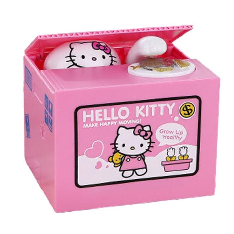 Забавный мультяшный стиль Кот-вор money thief Копилка Цветная Детская копилка Восторг Kitty