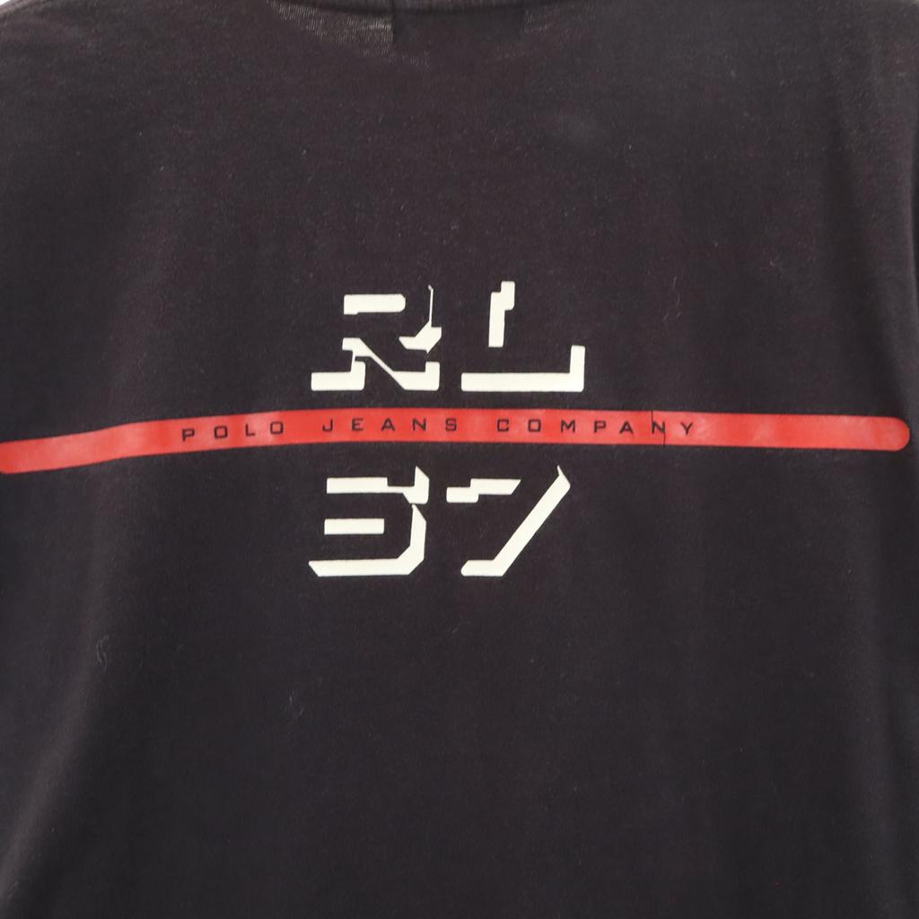 POLO JEANS COMPANY Short sleeve T-shirt M black Men's Used