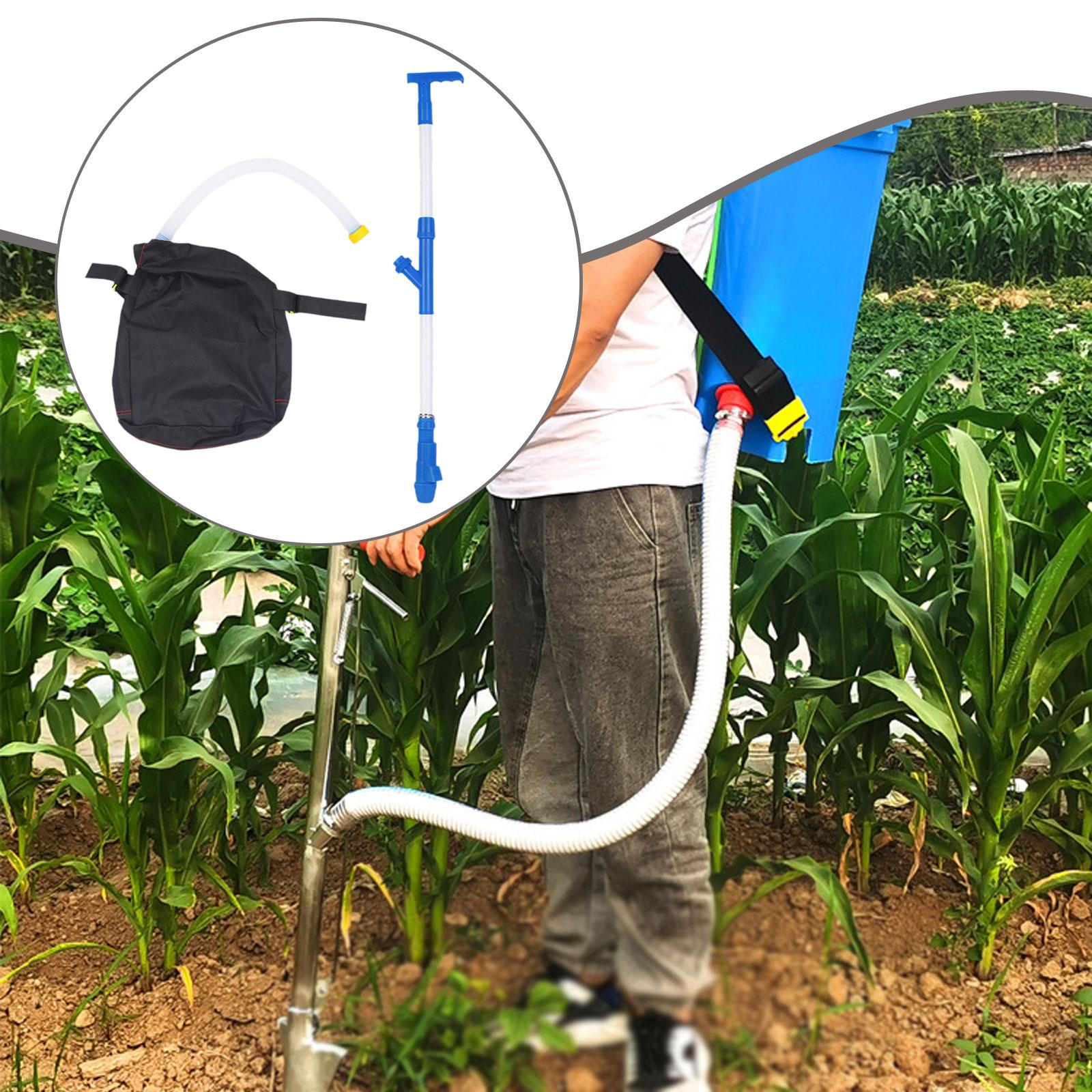 

Spreader Backpack Sprayer Garden Adjustable Granular Manure Applicate for Broadcast Crops PVC Single Handle