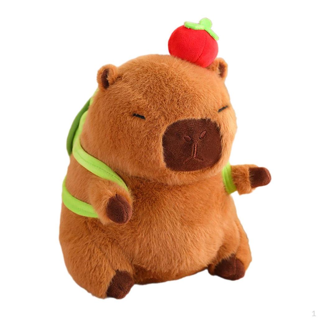 Capybara Plush Toy Cute Stuffed Animal 30cm Comfortable Kids Room Decor Doll