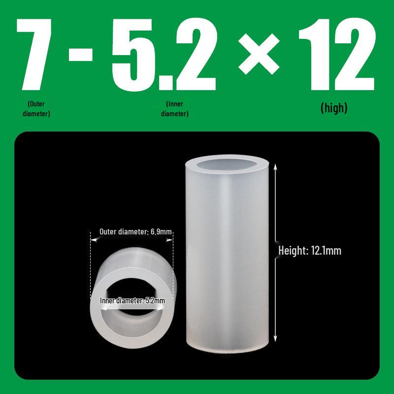 Nylon Insulating Spacer M4M5 Round Riser for LED Lamps and PCB Support