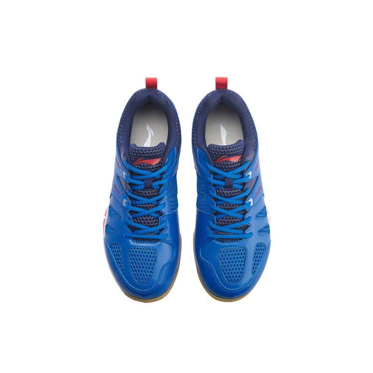 Li Ning Swirl V2 Cushioning Lightweight Slip Resistant Low Top Badminton Shoes Unisex Blue AYTP029-1