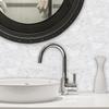 Marble Effect Self-Stick Wainscoting Strip for Walls 10 cm Wide 240 cm Long PVC Waterproof Removable Interior Trim